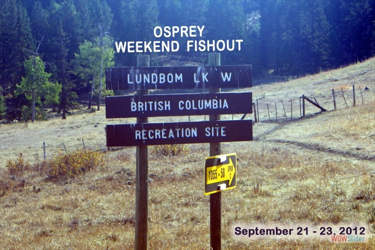 Lundbom Lake Fish Out, weekend camp